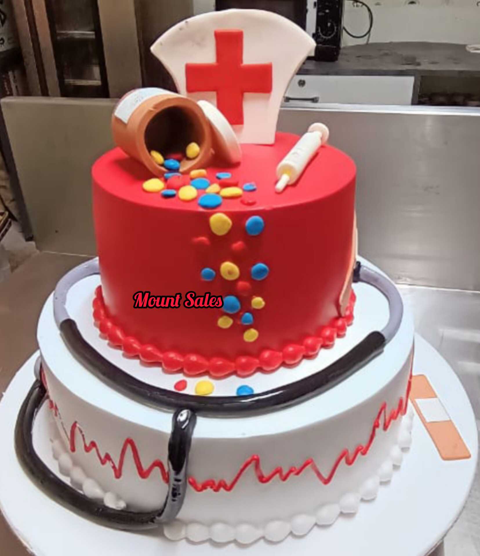 Premium RED N White Velvet Cake